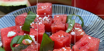 Watermelon, Basil & Feta Salad